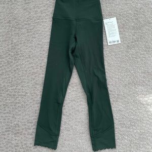 lululemon Align Scalloped Hem High-Rise Crop 23"